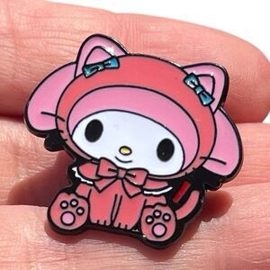 My Melody Sanrio Hello Kitty Pink Costume Kawaii Enamel Pin